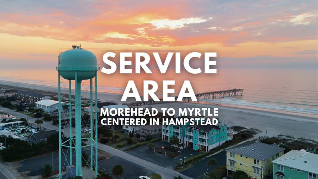 Morehead to Myrtle centered in Hampstead NC